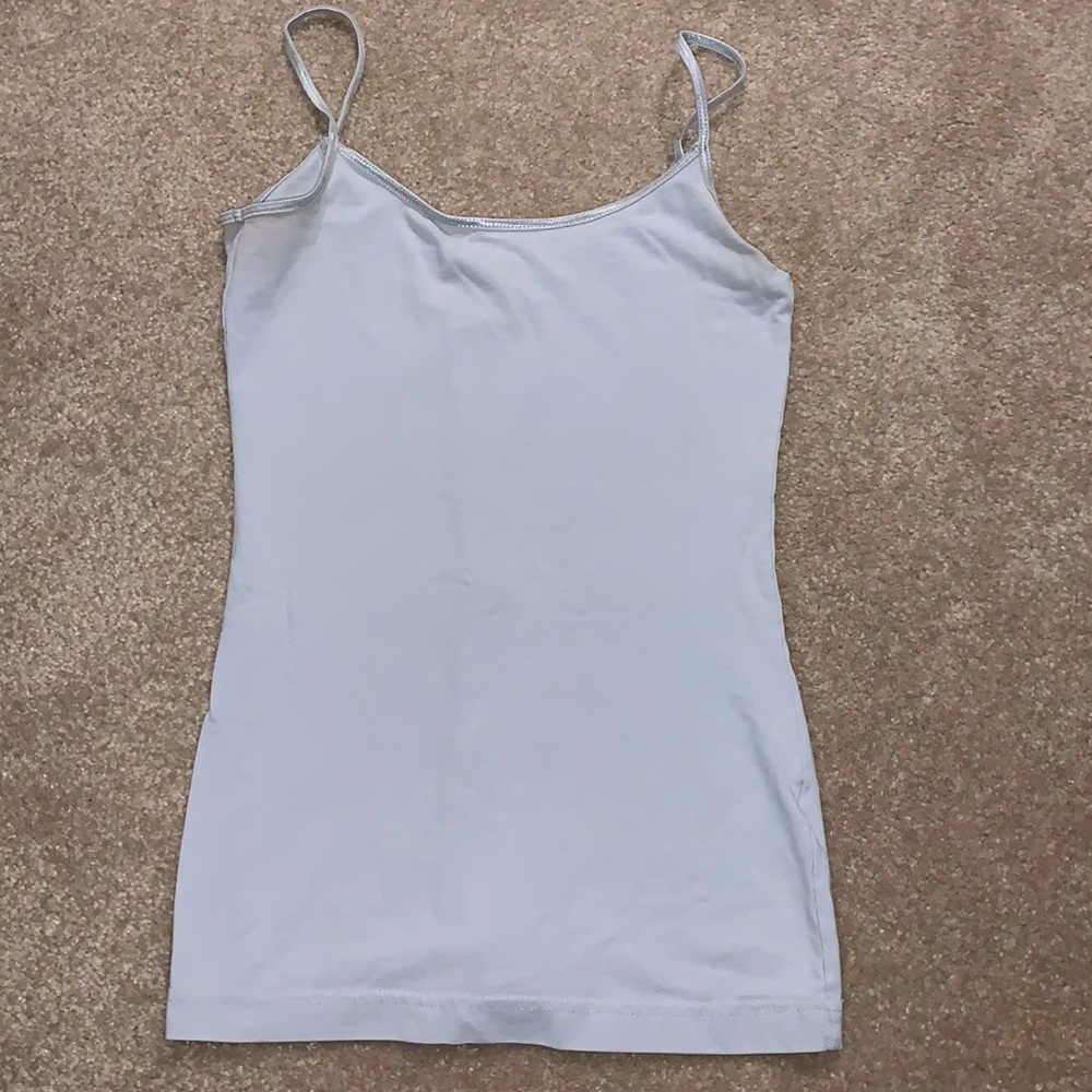 Dull white cami